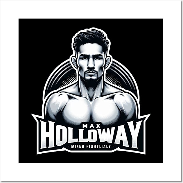 Max holloway Wall Art by Teeeshirt